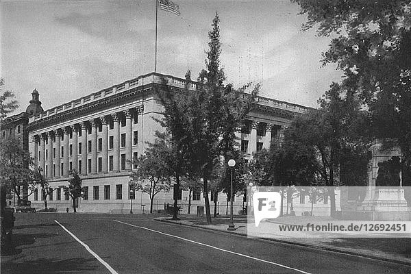 Gebäude der Handelskammer der Vereinigten Staaten von Amerika  Washington DC  1926. Künstler: Unbekannt.