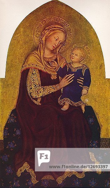 Madonna and Child  c1420. Artist: Gentile da Fabriano.