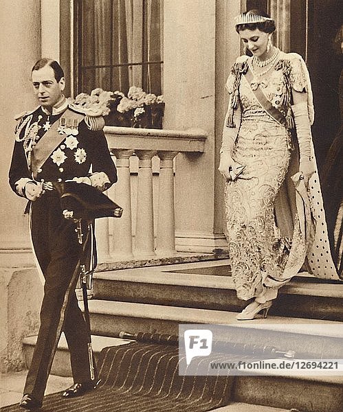 The Duke and Duchess of Kent  May 12 1937. Artist: Unknown.