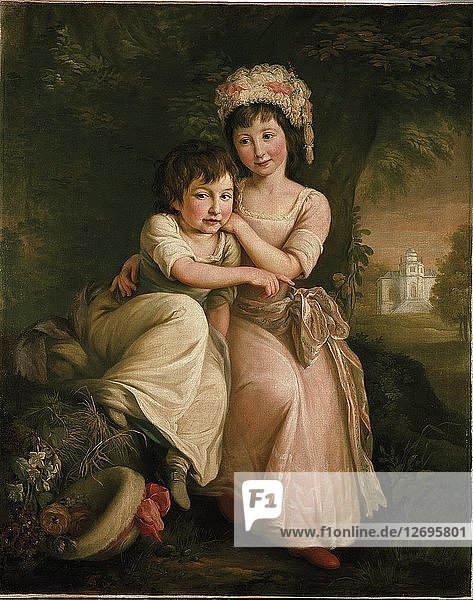 Stephen Peter Rigaud und Mary Anne Rigaud  vor 1778. Künstler: John Francis Rigaud.