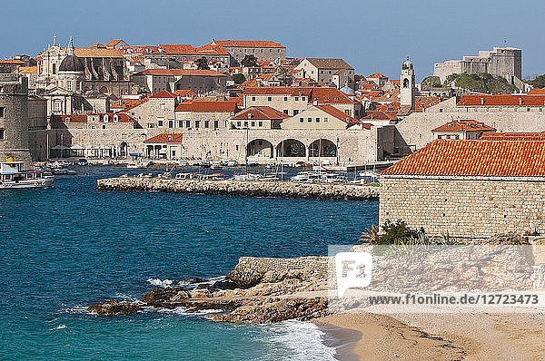 Europa  Kroatien  Dubrovnik-Neretva-Achse  Dalmatinische Küste  Dubrovnik  die Altstadt