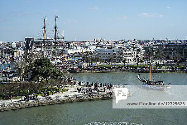 Frankreich  Südfrankreich  La Rochelle  Segelboot ''L'Hermione''