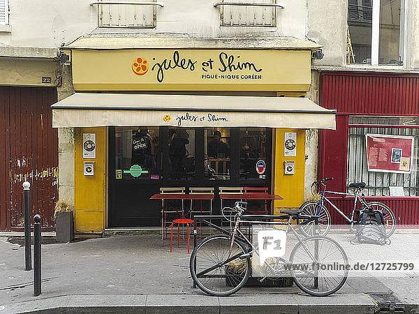 Europa  Frankreich  Paris  rue des vinaigriers  Jules und Shim  koreanisches Restaurant