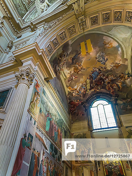 Italien  Toskana  Florenz  Kirche Santa Maria del Carmine  Capella Brancacci  Fresko von Masaccio und F. Lippi