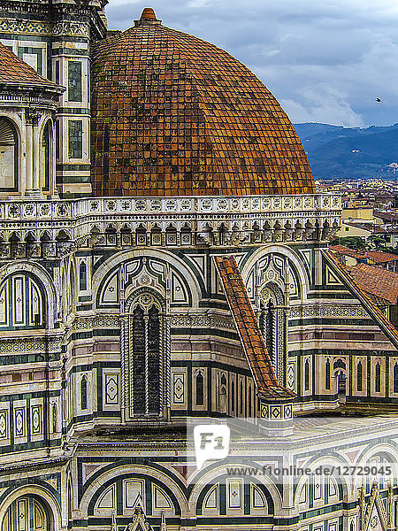 Italien  Toskana  Florenz  Florenz Kathedrale von Giottos Campanile