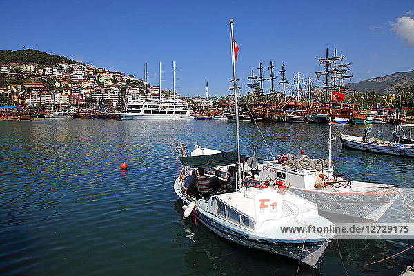 Turkey  province of Antalya  Alanya  the harbour