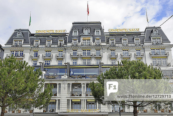 Schweiz  Montreux  Grand Hotel Suisse Majestic
