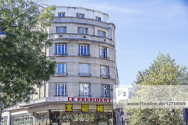 Frankreich  Paris  Viertel Belleville  Boulevard de la Villette  20. Arrondissement  chinesisches Restaurant Le President .