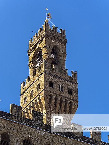 Italien  Toskana  Florenz  Glockenturm des Palazzo Vecchio