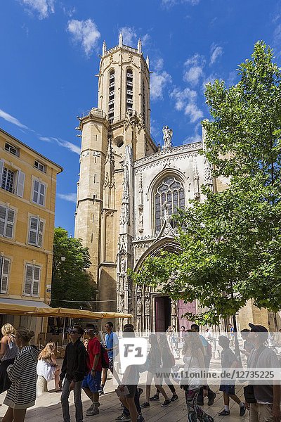 Aix-en-Provence  Provence-Alpes-Côte d'Azur  France. Cathedral of the Holy Saviour. Cathédrale Saint-Sauveur d'Aix-en-Provence. Exterior.