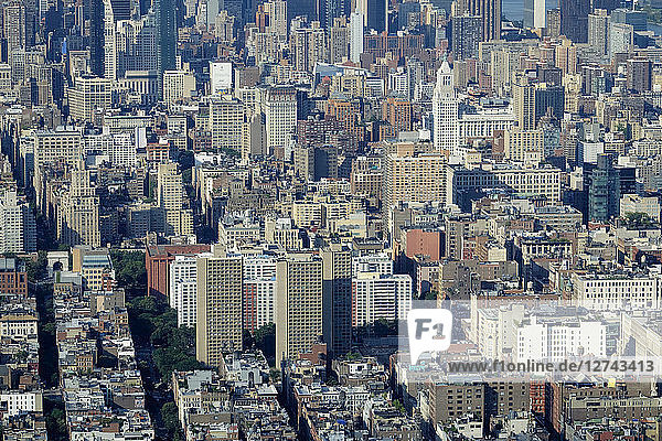 USA  New York  View of Manhattan