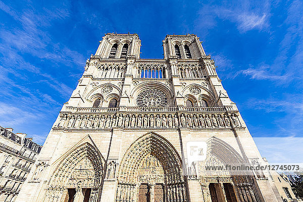 France  Paris  Notre Dame church
