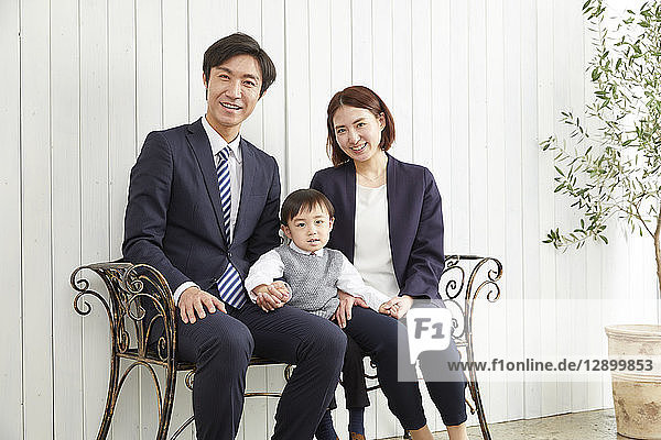 Japanese family studio photo shoot