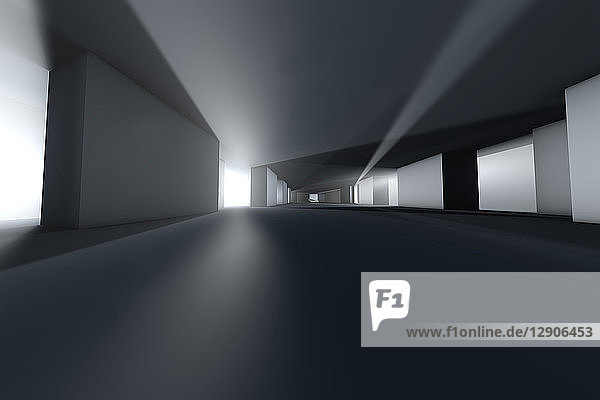 Visualisation of an abstract interior architecture  3D Rendering