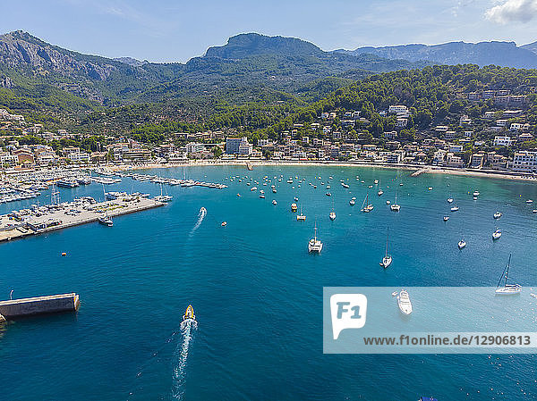 Spain Balearic Islands Mallorca Serra de Tramuntana Port de Soller