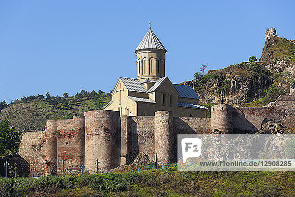 Georgia  Tbilisi  St. Nicholas' Church and Narikala Fortress