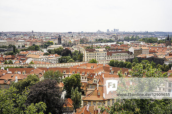 Czechia  Prague  view to the city from Hradcany