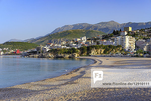 Albania  Ionean sea  Albanian Riviera  beach of Himara