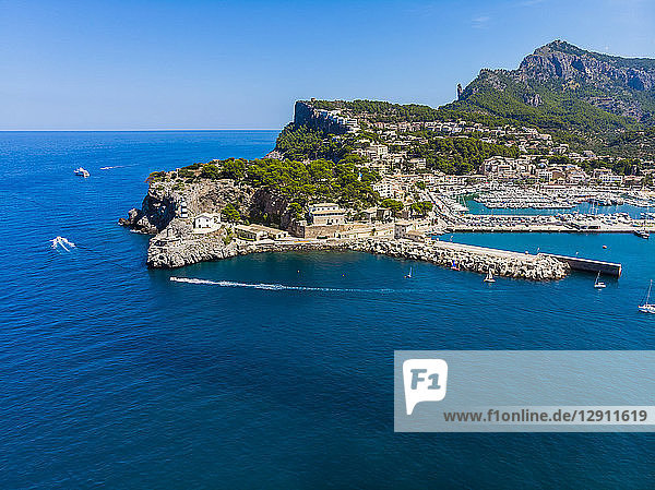 Spain Balearic Islands Mallorca Serra de Tramuntana Port de Soller