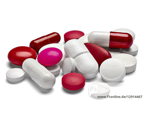Various pills  close-up