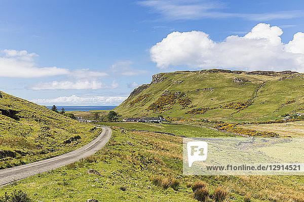 UK  Scotland  Inner Hebrides  Isle of Skye  road to Talisker Bay