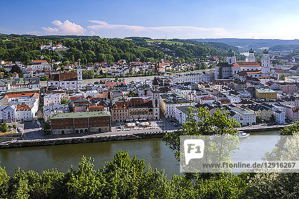 Germany  Bavaria  Passau  city view