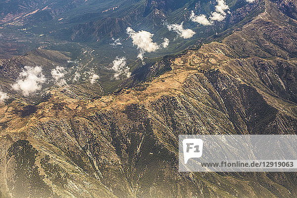 MajestÃ?tische Naturlandschaft mit Luftaufnahme der Anden  Provinz MendozaÂ  Argentinien