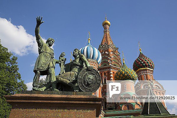 St. Basil's Cathedral,  Red Square,  UNESCO World Heritage Site,  Moscow,  Russia