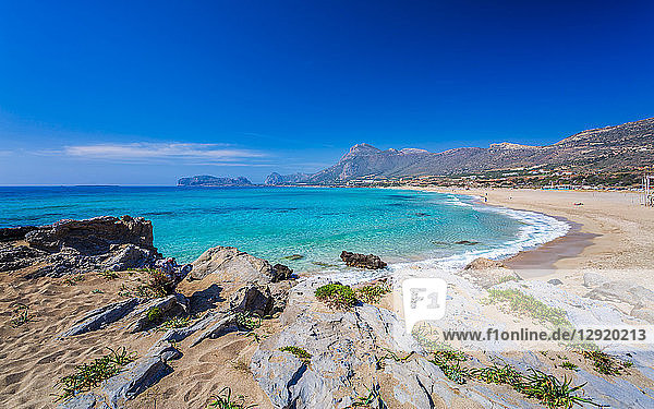 Falassarna beach in Western Crete  Greek Islands  Greece