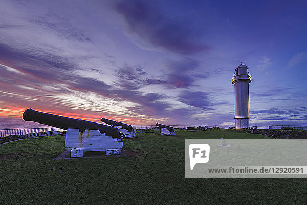 Morning landscape at the Wollongong lighthouse  New South Wales  Australia  Pacific