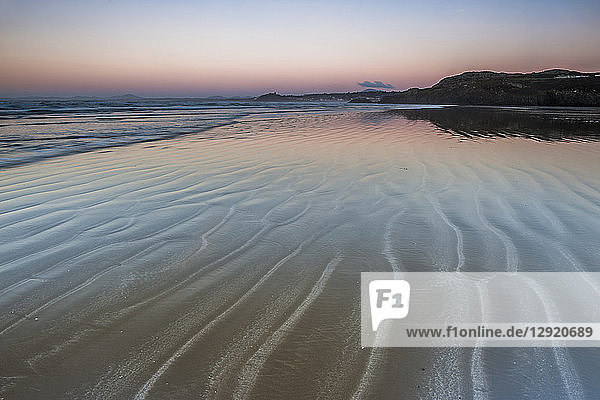 Black Rock Sands Beach at sunrise  near Porthmadog  Gwynedd  North Wales  Wales  United Kingdom  Europe