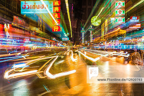 Bangkok bei Nacht  Bangkok  Thailand  Südostasien  Asien