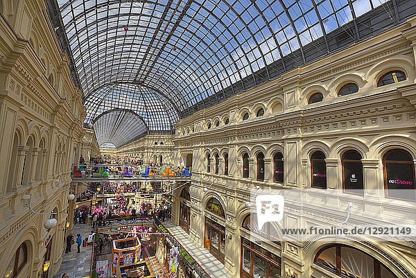 GUM Department Store  Moscow  Russia