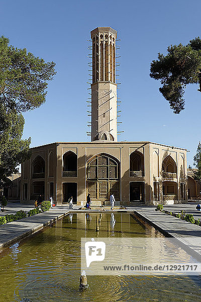 Windturm (Windfänger)  Dowlat Abat Gartenpavillon  Stadt Yazd  Iran  Naher Osten
