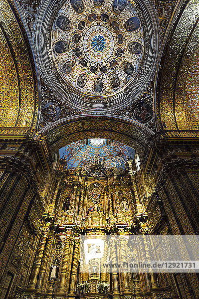 La Compania de Jesus Church  UNESCO World Heritage Site  Quito  Ecuador  South America