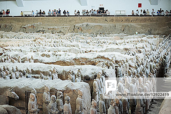 Army of Terracotta Warriors  UNESCO World Heritage Site  Xian  Shaanxi Province  China