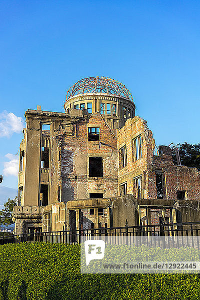 Atomic Bomb Dome (Genbaku Dome)  UNESCO World Heritage Site  Hiroshima Peace Memorial Park  Hiroshima  Japan  Asia