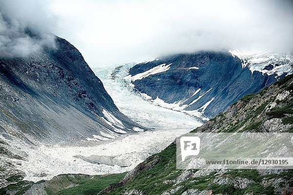 Alaska snow mountain