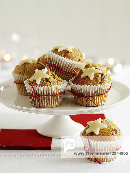 Muffins mit Sternen (Weihnachten)