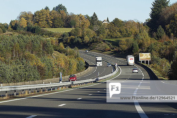 Frankreich  Autobahn A20.