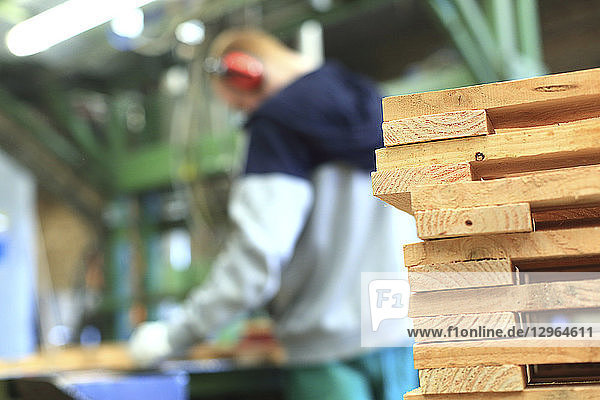 Fabrik für Holzpaletten