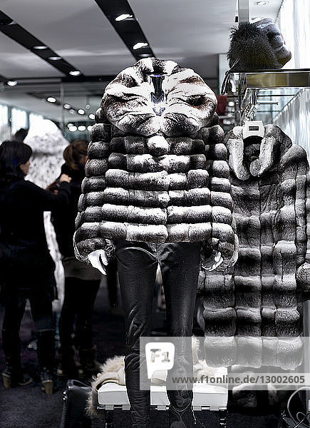 France,  Savoie,  feature: Courchevel,  French exception,  fur coats