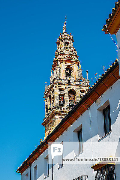 Bell Tower of La Mezquita (Great Mosque) UNESCO World Heritage Site Cordoba Andalucia Spain