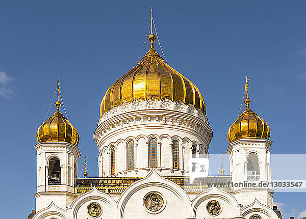 Cathedral of Christ the Saviour beside Moscow River Moscow Russia