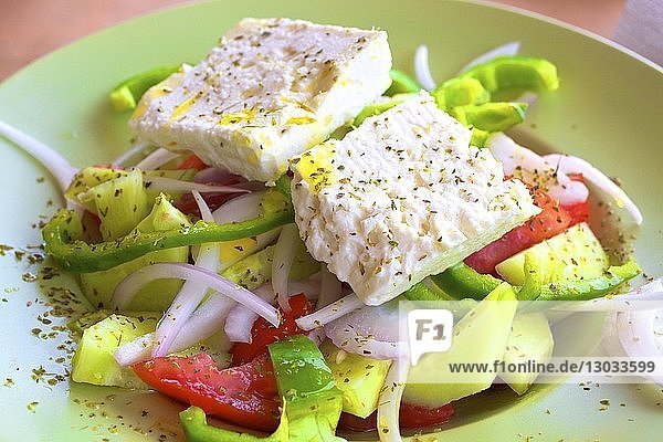 Griechischer Salat  Der Peloponnes  Griechenland
