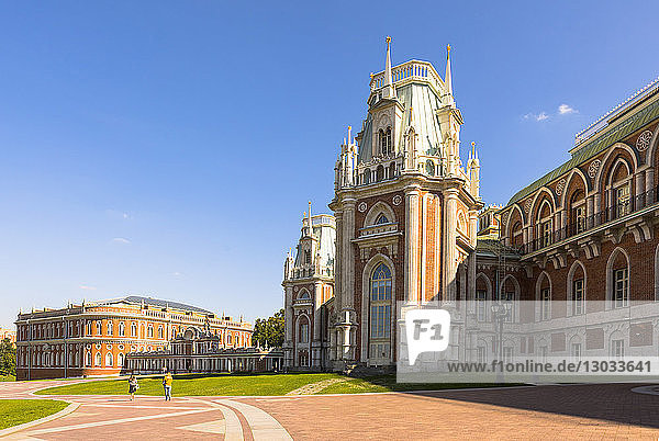 Der Große Palast  Zarizyno-Park  Moskau  Russland