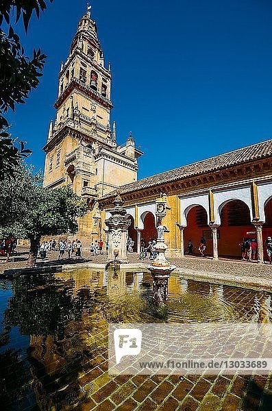 Bell Tower of La Mezquita (Great Mosque) UNESCO World Heritage Site Cordoba Andalucia Spain