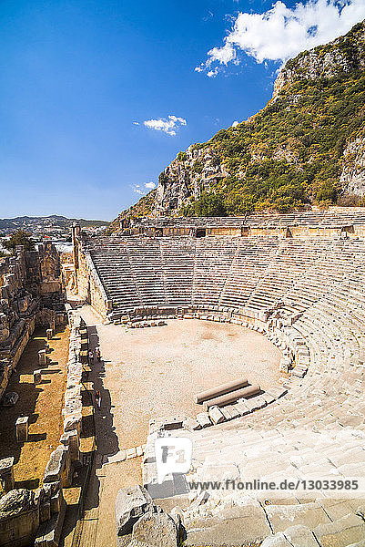Myra Amphitheatre  the largest in Lycia  Demre  Antalya Province  Anatolia  Turkey Minor