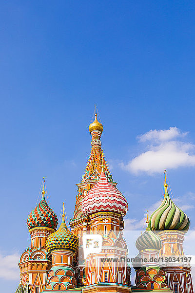 The Cathedral of Vasily the Blessed (St. Basil's Cathedral) Red Square UNESCO World Heritage Site Moscow Russia