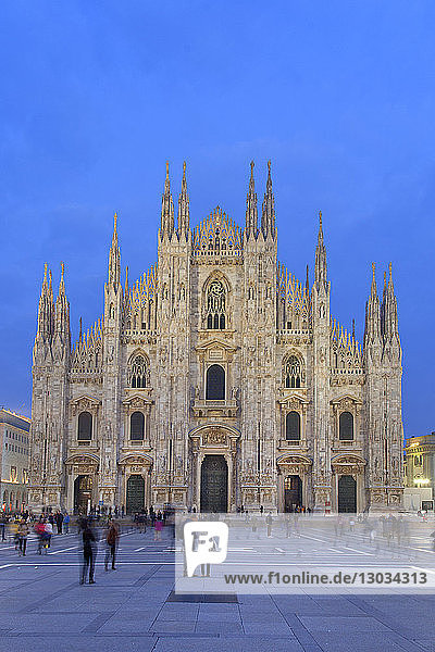 The Cathedral (Basilica Cattedrale Metropolitana della Nativite della Beata Vergine Maria) (Duomo)  Milan  Lombardy  Italy